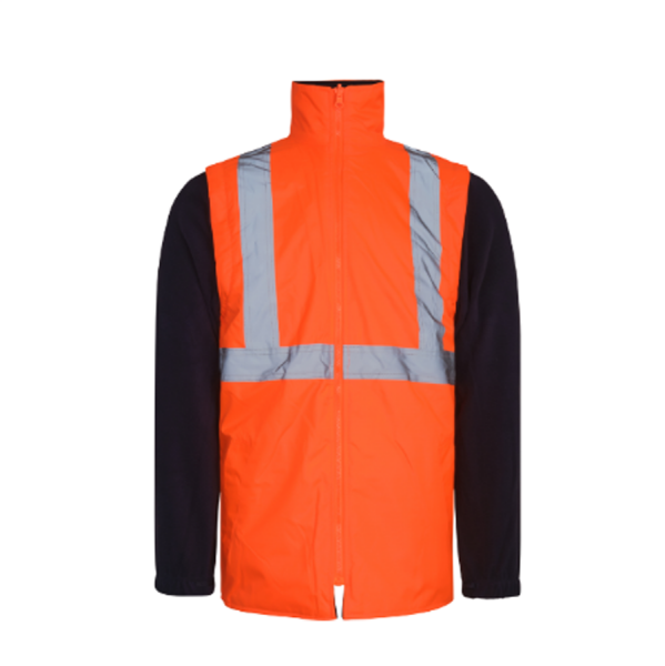 IZRASA™ NT44 300 D Oxford 5+1 Reflektörlü Turuncu Lacivert Parka 5 Farklı Kullanım Modeli