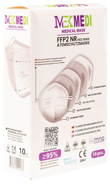 Mekmedi FFP2 Maske 50'lİ Paket