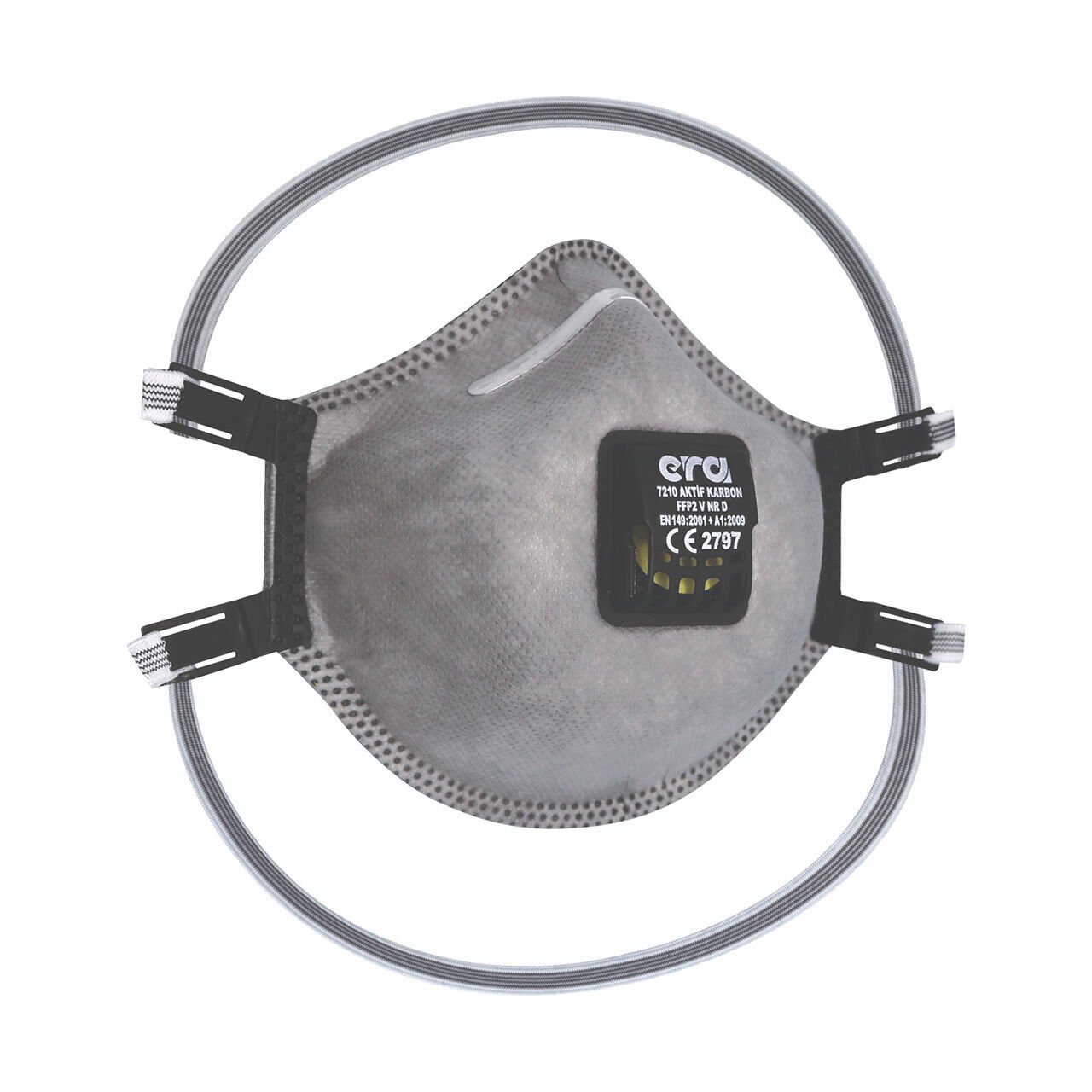 Era 7210 AC V FFP2 NR D - CE Aktif Karbon Maskesi