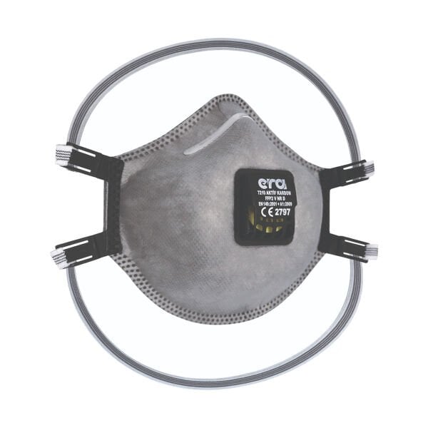 Era 7210 AC V FFP2 NR D - CE Aktif Karbon Maskesi