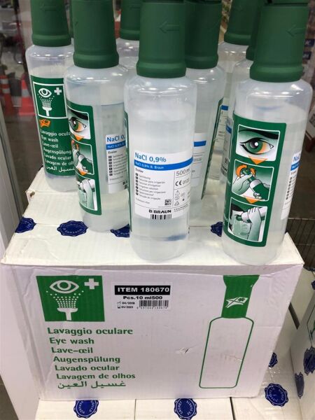 BRAUN STERİL GÖZ DUŞU SOLÜSYON ŞİŞE 500 ML 1 ADET KAMPANYA !!