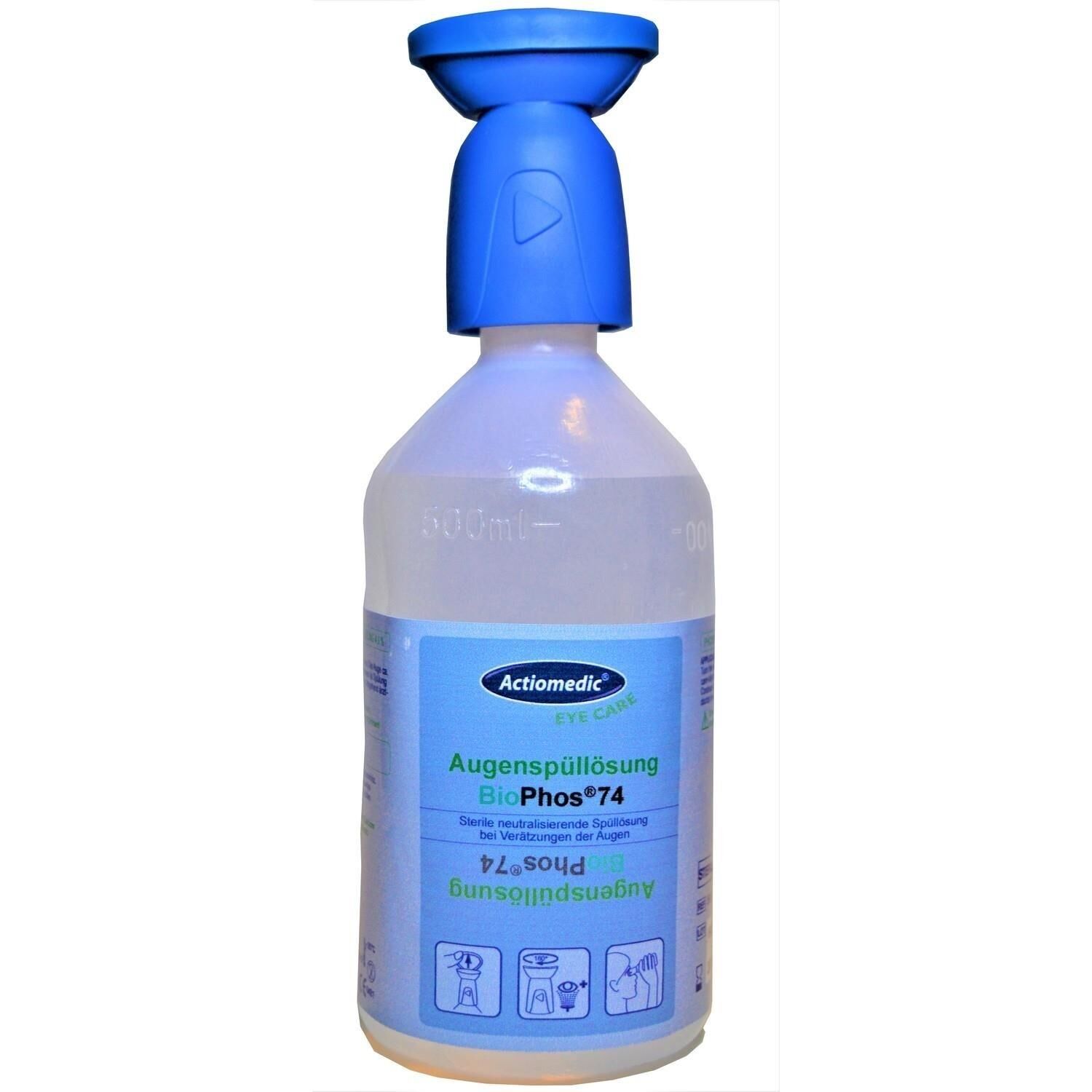 KİMYASAL GÖZ DUŞU 500 ML Ph ACTIOMEDIC GÖZ YIKAMA SOLÜSYONU