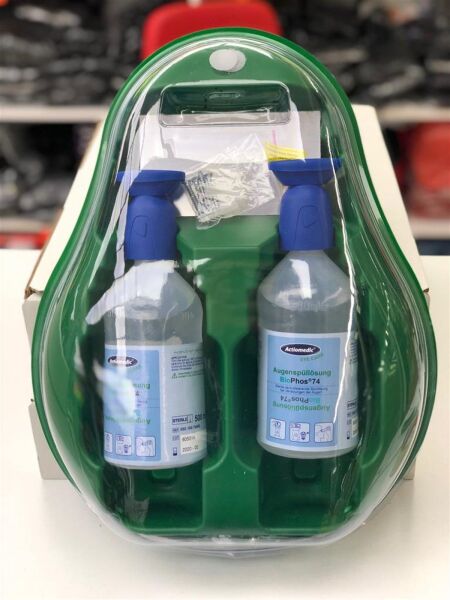 KİMYASAL GÖZ DUŞU SETİ KAPAKLI AYNALI 2X500 ML ACTIOMEDIC