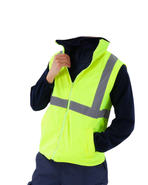 5+1 ŞANTİYE KABANI - İÇİ ÇIKMALI KABAN SARI-LACİVERT PARKA