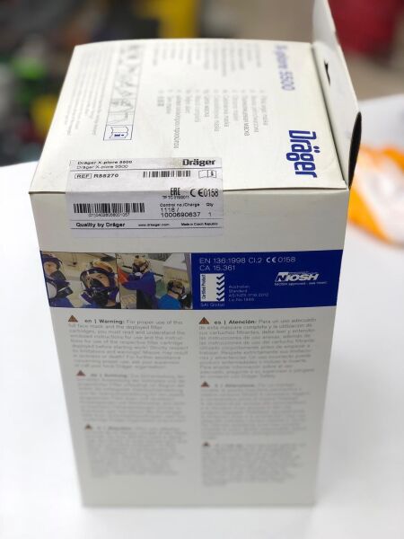 Drager X-plore 5500 Çift Filtreli Tam Yüz Maskesi