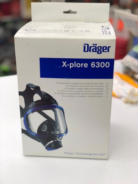 DRAGER X-PLORE 6300 TAM YÜZ MASKE + RD40 FİLTRE KOMBİNE SET