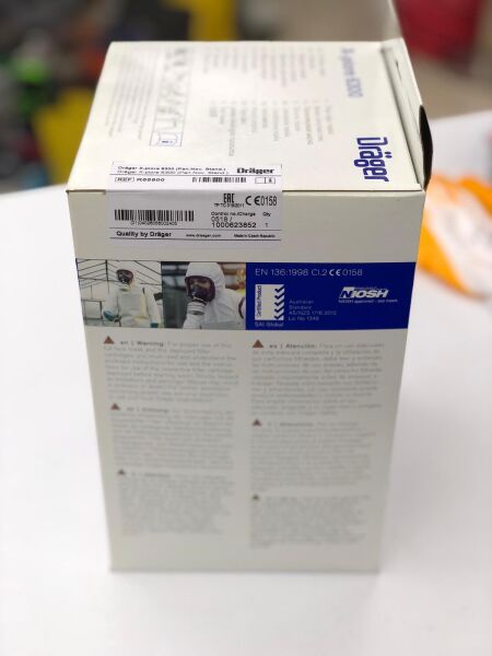 DRAGER X-PLORE 6300 TAM YÜZ MASKE + RD40 FİLTRE KOMBİNE SET
