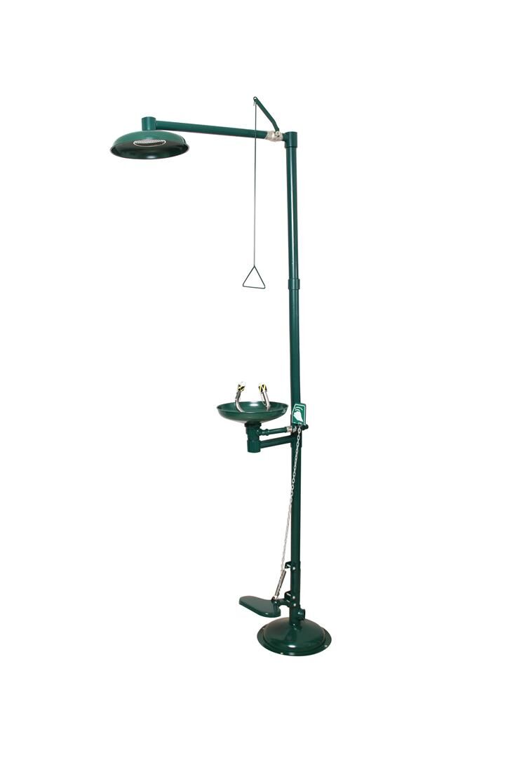 Göz Boy Duşu Zemine Monte El Ve Ayak Kumandalı Galvaniz Boyalı 1A