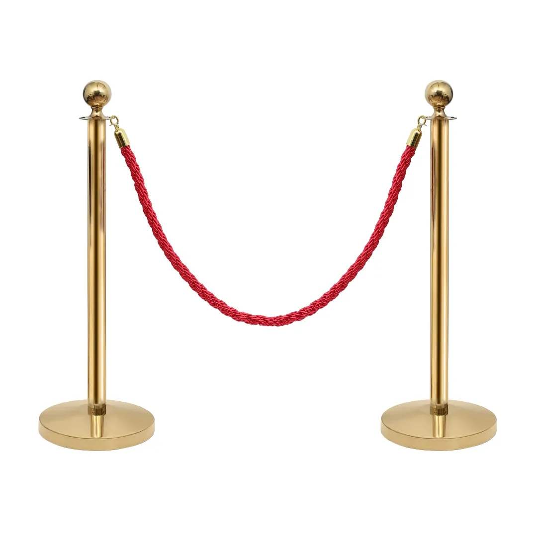 Protokol Pirinç Bariyer - Gold ( Takım)