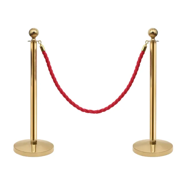 Protokol Pirinç Bariyer - Gold ( Takım)