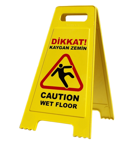 Kaygan Zemin Uyarı Levhası
