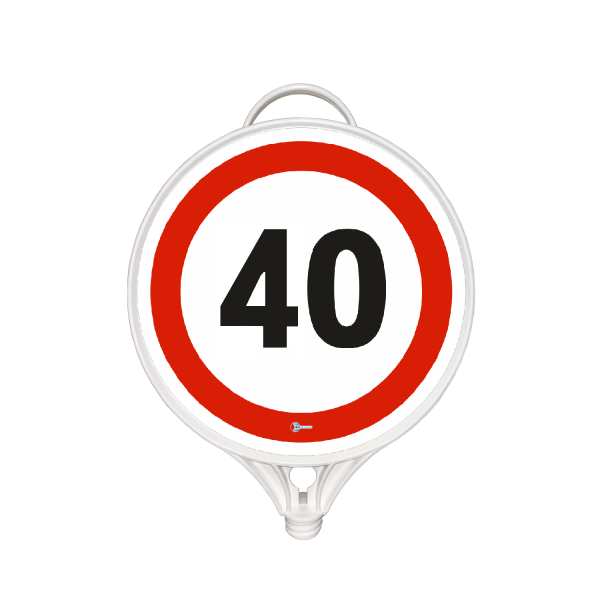 Azami Hız 40 km Tabelası (Tek Taraflı)