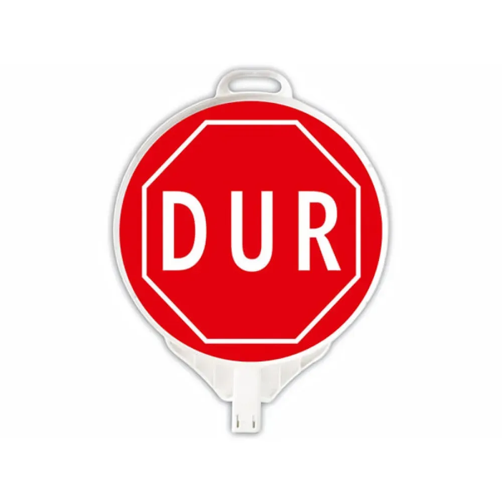 Dur İşareti Uyarı Trafik Tabelası ( Tek Taraflı)