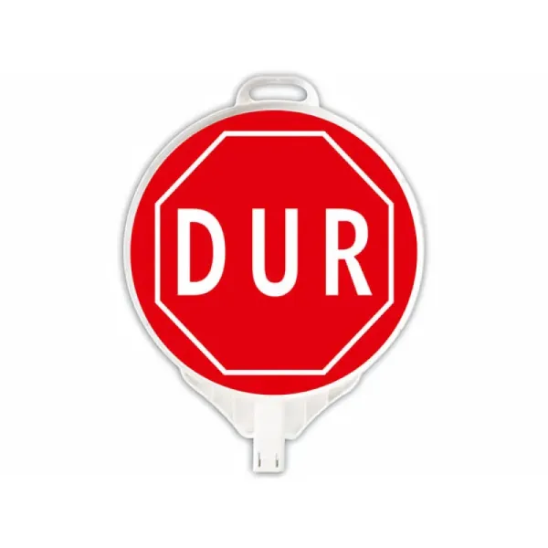 Dur İşareti Uyarı Trafik Tabelası ( Tek Taraflı)