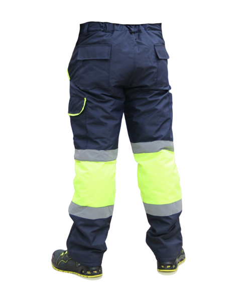 Oxford Pantolon Lacivert- Sarı