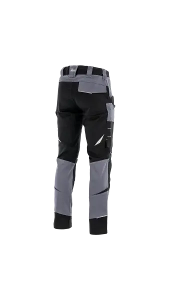Sara Workwear Cottonflex Esnek İş Pantolonu Siyah Koyu Gri