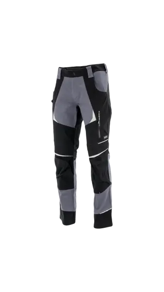 Sara Workwear Cottonflex Esnek İş Pantolonu Siyah Koyu Gri