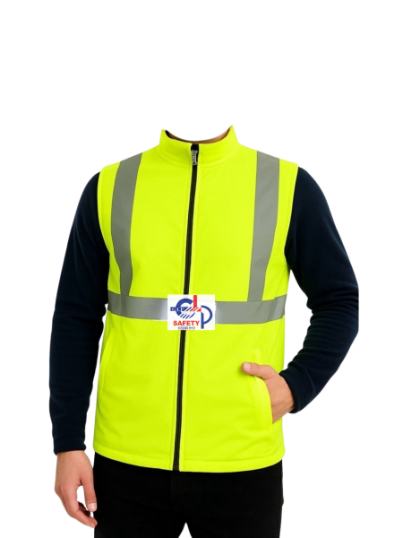 Oxford Kollar Çıkmalı Mühendis Tip Mont Yelek Polar