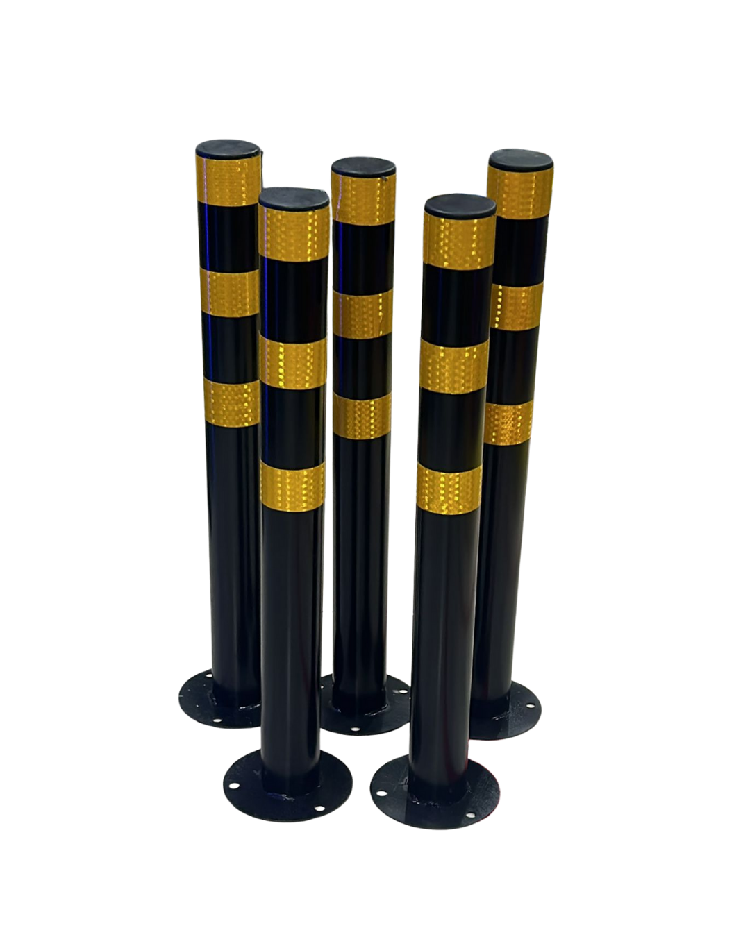 Sabit Metal Duba Park Direği Siyah ( 1 adet)