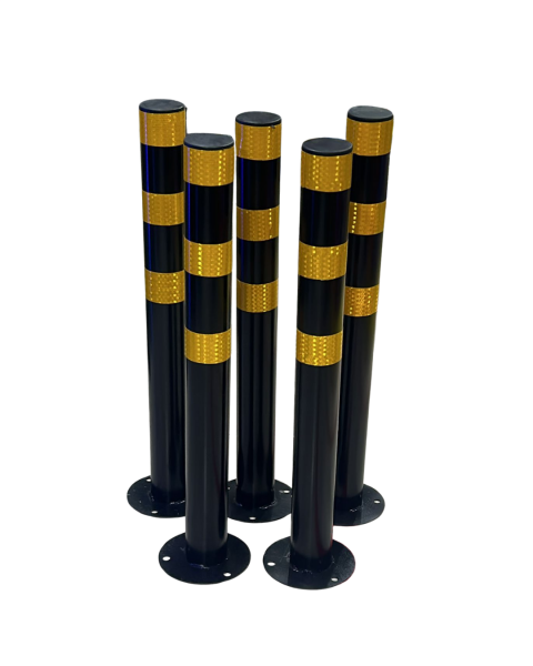 Sabit Metal Duba Park Direği Siyah ( 1 adet)