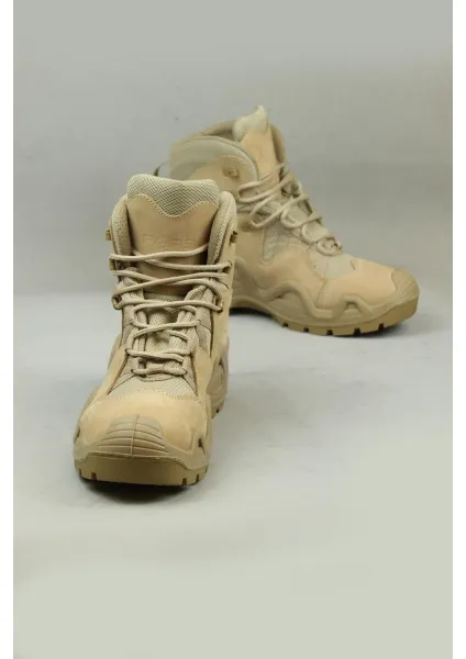 Pars Power Mid Hakiki Nubuk Deri Askeri & Polis Outdoor Tactical Kısa Bot