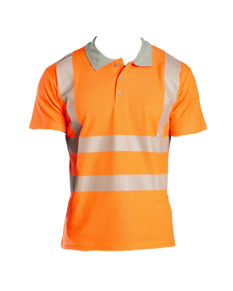 Hi-Vis Polo T-Shirt Neon Turuncu