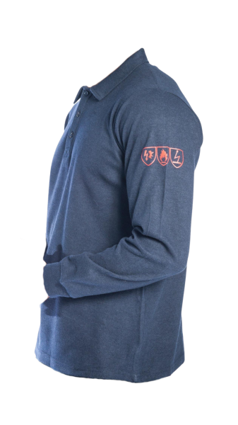 Alev Almaz Antistatik Polo Yaka Sweatshirt