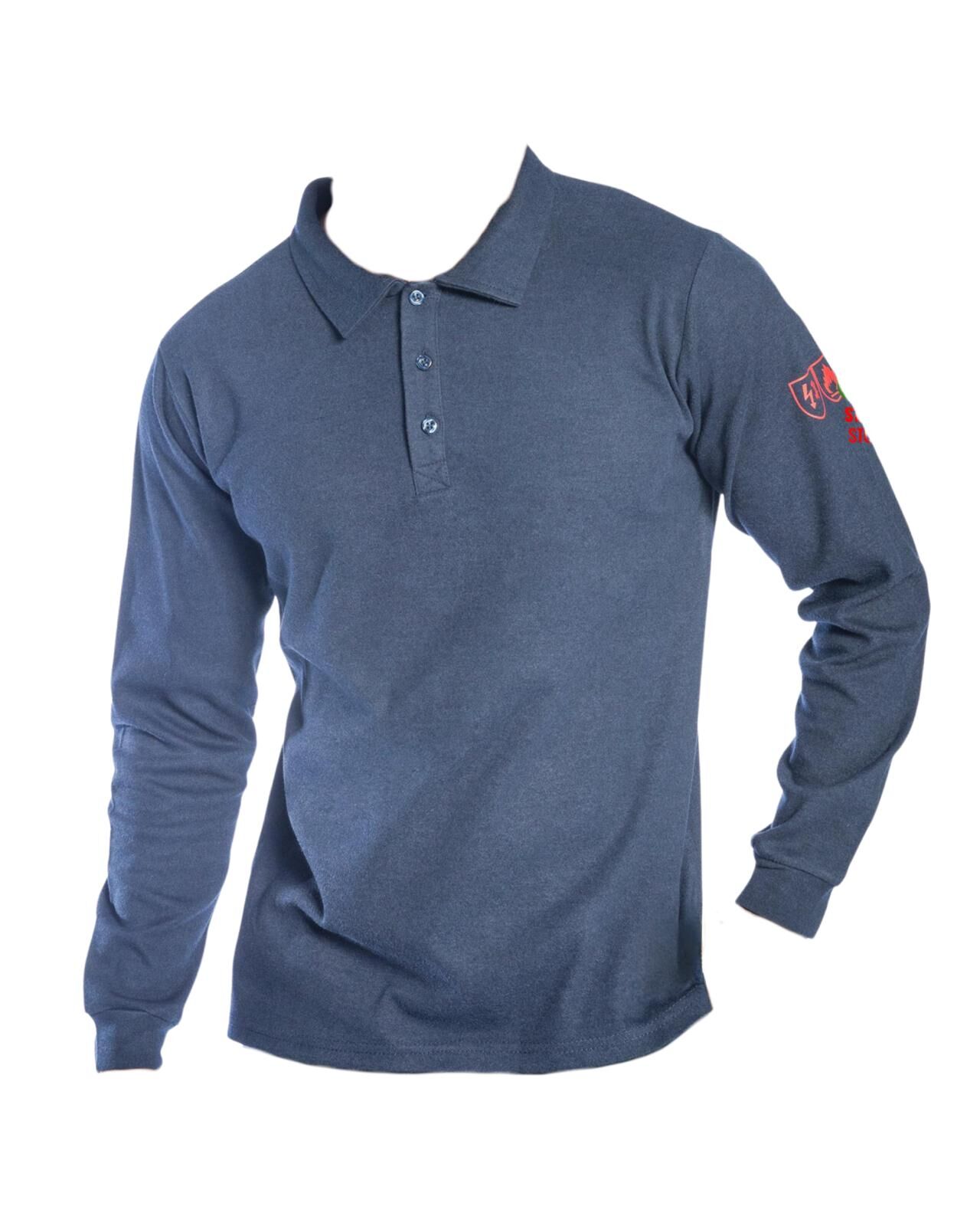 Alev Almaz Antistatik Polo Yaka Sweatshirt